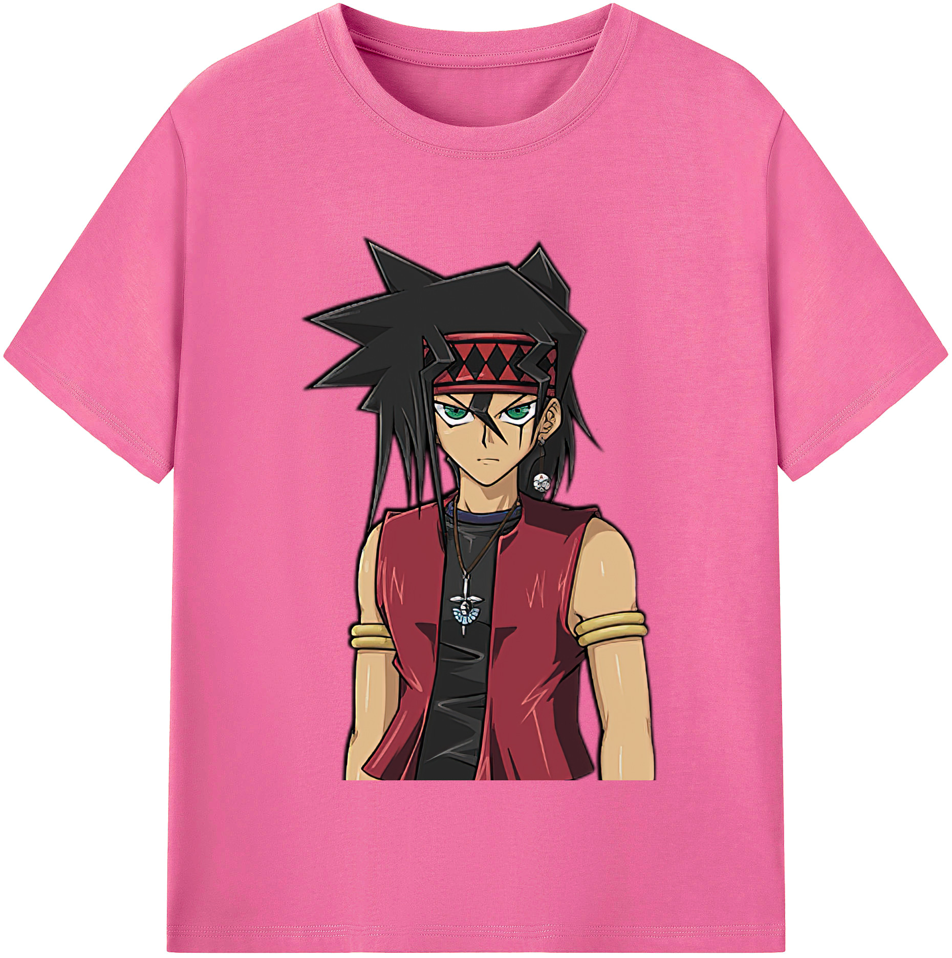 （画像用） 遊☆戯☆王 Yu-Gi-Oh! レディースカジュアルプリントTシャツ（綿100％）